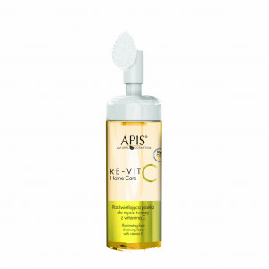 APIS RE-VIT C Home Care - Rozświetlająca pianka do mycia twarzy z witaminą C 150ml