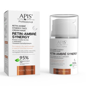 APIS RETIN-AMBRE SYNERGY HOME TERAPIS Kremo-maska na noc z retinolem i kwasem bursztynowym 50ml