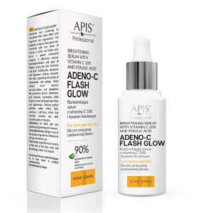 APIS Adeno-C Flash Glow Home Terapis Rozświetlające serum do twarzy z witaminą C i kwasem ferulowym 30ml
