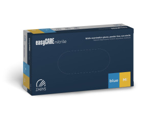 Rękawiczki easyCare Nitrylowe Bezpudrowe BLUE 100szt M