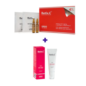 Pakiet Retix C retinol 4% zestaw + Krem z retinolem i witaminą C 48ml