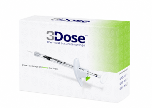 Strzykawka 3DOSE 1ml GREEN Vlow Medical 1szt