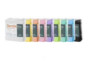 Śliniak z kieszenią Dentix Pro Pocket - 50szt NIEBIESKI - termin ważności 28/12/2026