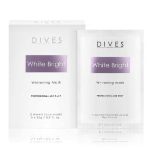 Dives med. White Bright Mask - maska depigmentująca 5szt