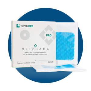 BLIZCARE PRO silikonowy plaster AUREOLA 1szt