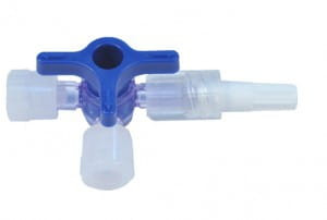 Kranik Trójdrożny KD-FLEX standard blue