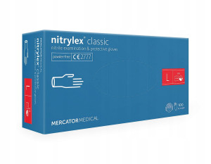 Rękawice NITRYLEX CLASSIC BLUE 100 L
