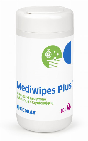 Mediwipes PLUS chusteczki w tubie 100 szt
