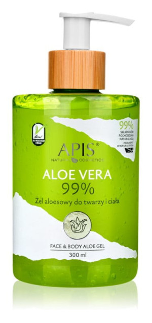 APIS Face & Body Natural Aloe Vera 99% - Żel aloesowy 300ml