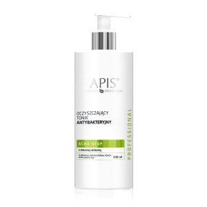 APIS ACNE-STOP Oczyszczający tonik antybakteryjny z zieloną herbatą 500ml