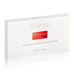 DIVES med.- Art Grade PREMIUM - NICI MONO SCREW 26G, 90mm/150mm 2x10szt - termin ważności 02/12/2026