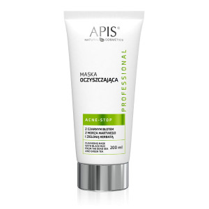 APIS Acne-Stop Oczyszczająca maska z zieloną herbatą 200 ml