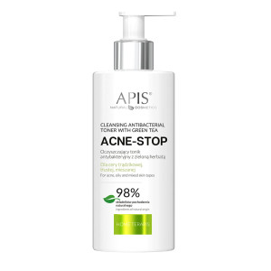 APIS ACNE-STOP Oczyszczający Tonik Antybakteryjny z Zieloną Herbatą 300ml
