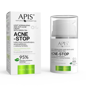 APIS HOME terAPIS Lekki krem normalizujący, antytrądzikowy z zieloną herbatą 50ml