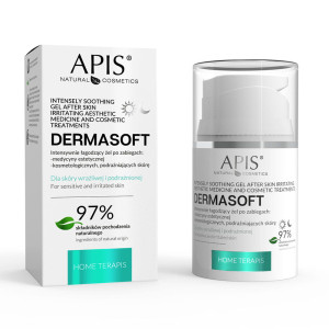 APIS DERMASOFT Intensywnie łagodzący żel po zabiegach medycyny estetycznej 50ml