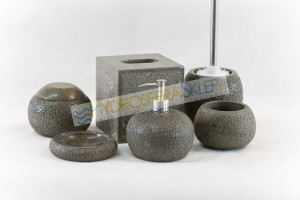 RIVER STONE GREY Zestaw Łazienkowy