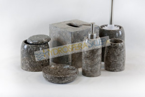 CELEBES GREY Zestaw Łazienkowy