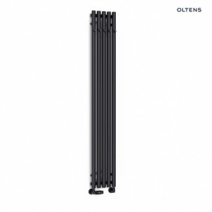 OLTENS STANG grzejnik łazienkowy 180x26cm, 573W, czarny mat