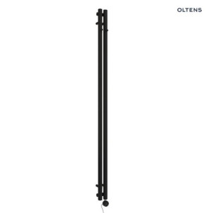 OLTENS STANG (e) grzejnik łazienkowy elektryczny, 180x9,5cm, 300W, czarny mat
