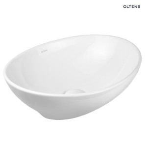 OLTENS ETNE umywalka nablatowa z powłoką Smart Clean, 40x33cm, biała
