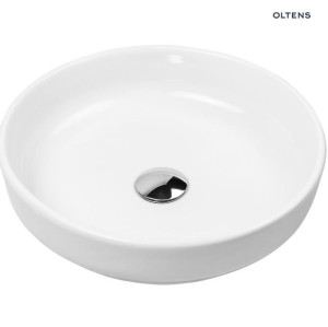 OLTENS FOSSA umywalka nablatowa okrągła, 40cm, biała