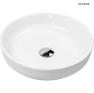 OLTENS FOSSA umywalka nablatowa z powłoką Smart Clean, 40cm, biała