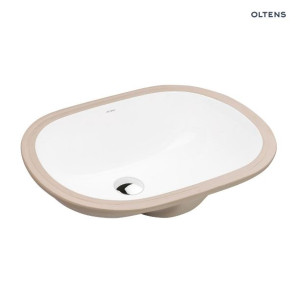 OLTENS GAPA umywalka podblatowa z powłoką Smart Clean 56x41cm, biała