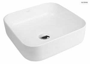 OLTENS HADSEL umywalka nablatowa 38,5cm, biała
