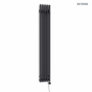OLTENS STANG (e) grzejnik łazienkowy elektryczny 180×26cm, 600W, czarny mat