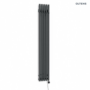 OLTENS STANG (e) grzejnik łazienkowy elektryczny 180×26cm, 600W, grafit