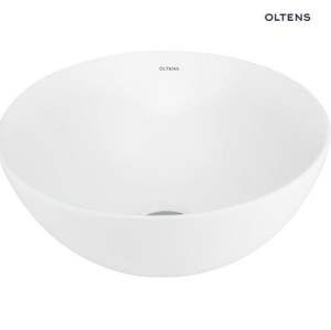 Oltens Jagala umywalka nablatowa z powłoką Smart Clean 32x32cm, biała