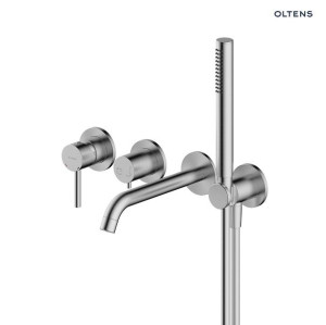 OLTENS MOLLE bateria 4-otworowa, P/T, nikiel