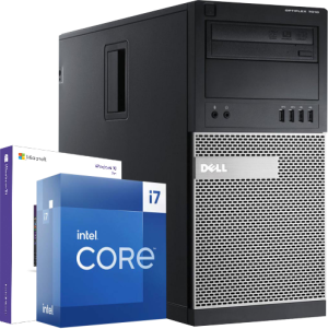 Počítač Dell 7010 MT s procesorem i7-3770, 16 GB paměti DDR3, SSD 240 GB + HDD 500 GB, Windows 10 Pro, třída C