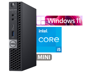 Mini počítač Dell Optiplex 5060 i5 8500T 16 GB/256 GB Win11P třída A – poškozený DP!