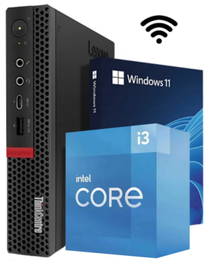 Použitý počítač Lenovo M720Q s procesorem i3-9100T, 8 GB DDR4, 512 GB NVMe, Windows 11, třída A