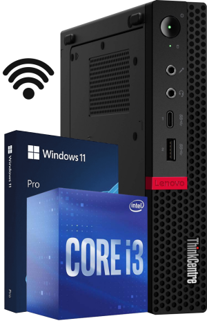 Počítač Lenovo ThinkCentre M630E I3-8145U 8/256 GB Win11P třída A WiFi