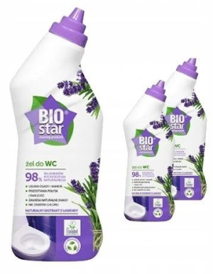 Żel do toalet BioStar 750 ml x 3 sztuki