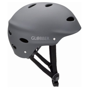 Kask na hulajnogę deskorolkę rower dla dorosłych Globber Adult Lead szary