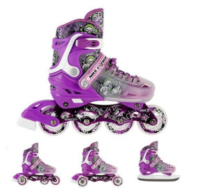 Łyżworolki 4w1 NILS NH18122 fiolet roz. L 39-42