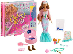 Barbie Syrena Fantazja Color Reveal Niespodzianka GXV93