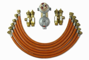 Zestaw instalacyjny 6butlowy, automat, CAVAGNA 50 mbar, 6 kg/h