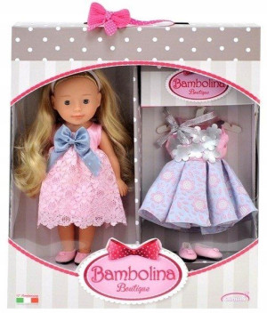 Smily Play Lalka Bambolina boutique z sukienką