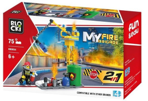 Klocki Blocki MyFireBrigade 2w1 75el