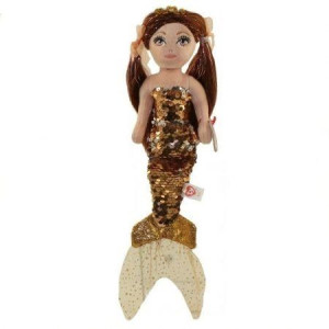 TY Mermaids GINGER cekinowa turkusowa syrenka 27cm