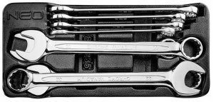 Neo Wkład Klucze Płasko Oczkowe 20-32 Mm 84-235