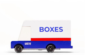 Candylab Samochód Drewniany Mail Van