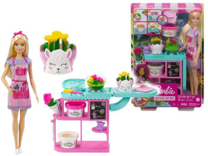 Barbie Kwiaciarka Lalka i Akcesoria Zestaw GTN58