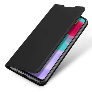 Etui SAMSUNG GALAXY A52 5G z klapką Dux Ducis skórzane Skin Leather czarne
