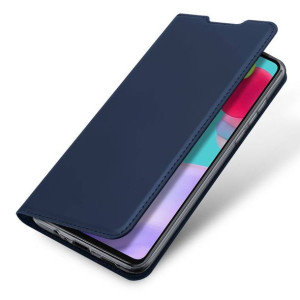 Etui SAMSUNG GALAXY A52 5G z klapką Dux Ducis skórzane Skin Leather granato