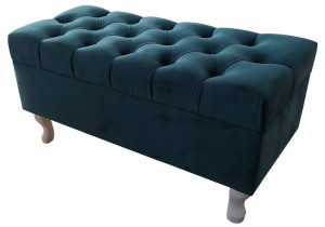 Ławka Pufa Z Pojemnikiem Pablo Chesterfield 120 Cm